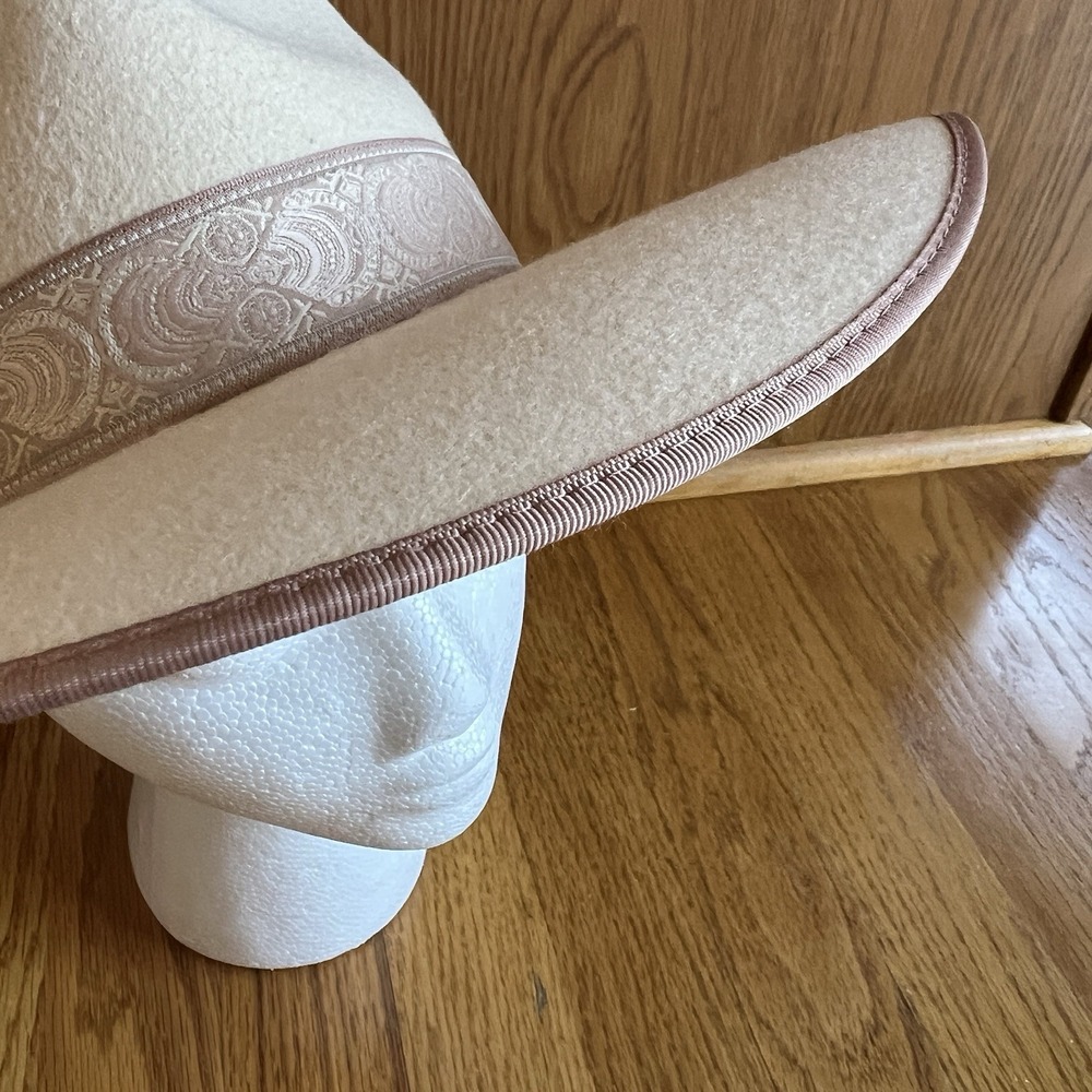Lack Of Color Fedora Hat 100% Australian Wool Size Medium - Picture 3 of 15